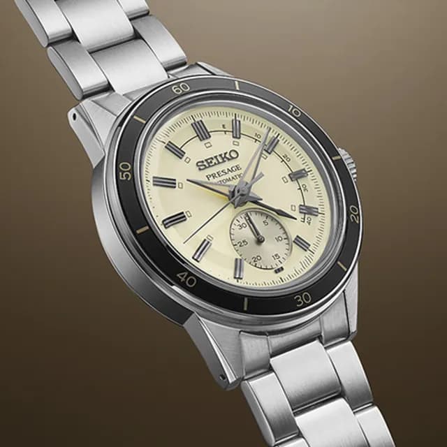 【SEIKO 精工】PRESAGE系列 動力儲存顯示 復古風機械腕錶 父親節 禮物  送禮 推薦(SSA447J1/4R57-00T0S)