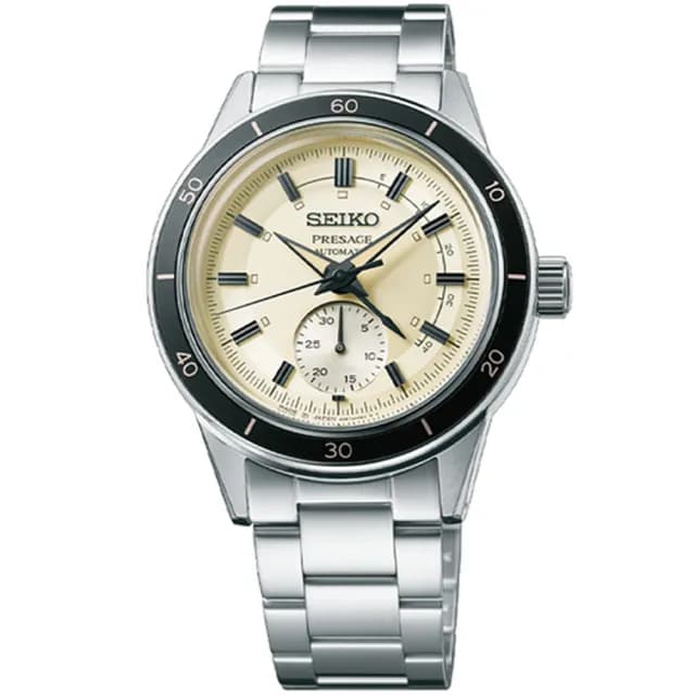 【SEIKO 精工】PRESAGE系列 動力儲存顯示 復古風機械腕錶 父親節 禮物  送禮 推薦(SSA447J1/4R57-00T0S)