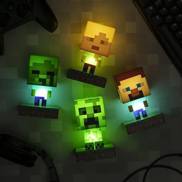 【Paladone UK】Minecraft麥塊 苦力怕造型燈 小夜燈 ICON系列(麥塊 造型夜燈 送禮 生日禮物)