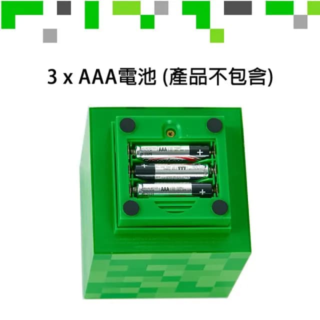 【Paladone UK】Minecraft 麥塊 苦力怕 3D造型音效小夜燈(麥塊 造型夜燈 送禮 生日禮物)