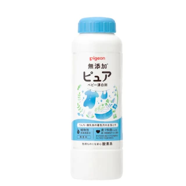 【Pigeon 貝親】嬰兒衣物漂白劑350g(日本製 嬰幼兒漂白劑 洗衣)