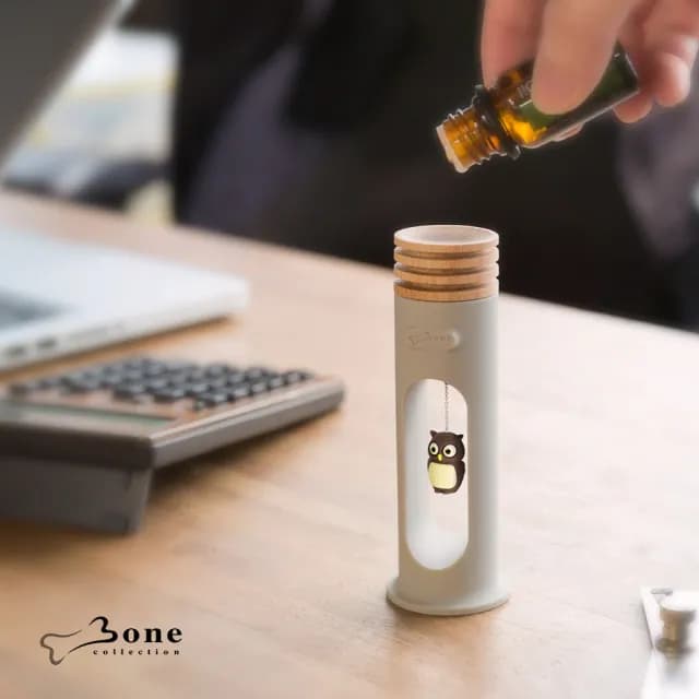 【Bone 蹦克】搖搖擴香木-鴨子/企鵝/貓頭鷹/忍者(香氛小幫手 擴香石 香氛 精油 療癒小物 2024龍送禮推薦 /