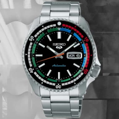 【SEIKO 精工】5 Sports 55週年 SKX現代詮釋版 機械腕錶 母親節 禮物 推薦(SRPK13K1/4R36-15D0D)
