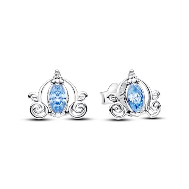 【Pandora 官方直營】迪士尼《仙履奇緣》南瓜馬車造型針式耳環-絕版品