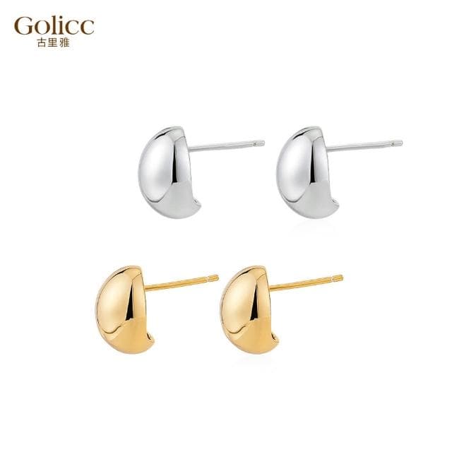 【Golicc】耳環 韓版 時尚 小荳荳(母親節 生日 情人節 飾品 耳釘 耳飾 耳墜 禮物)