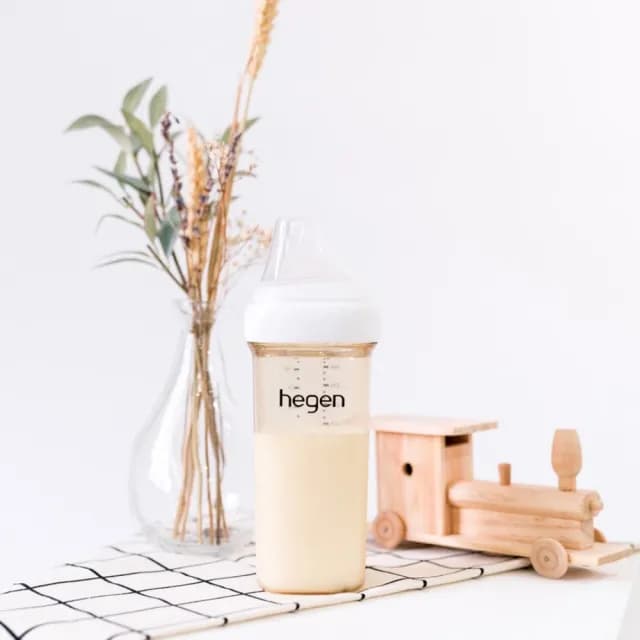 【hegen】金色奇蹟PPSU多功能方圓型寬口奶瓶 330ml(雙瓶組)