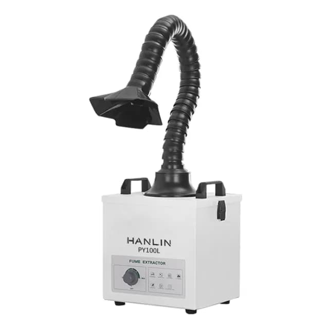 【HANLIN】PY100L 強力煙霧淨化過濾機(電烙鐵焊接 雷射雕刻 金工業 小型加工)