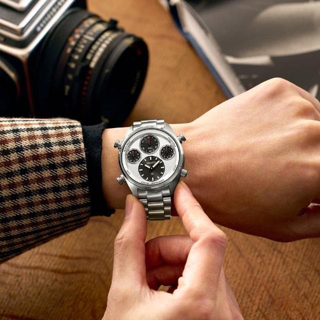 【SEIKO 精工】Prospex 製錶110週年限量 1/100秒太陽能計時手錶 母親節 禮物 送禮(SFJ009P1/8A50-00D0S)