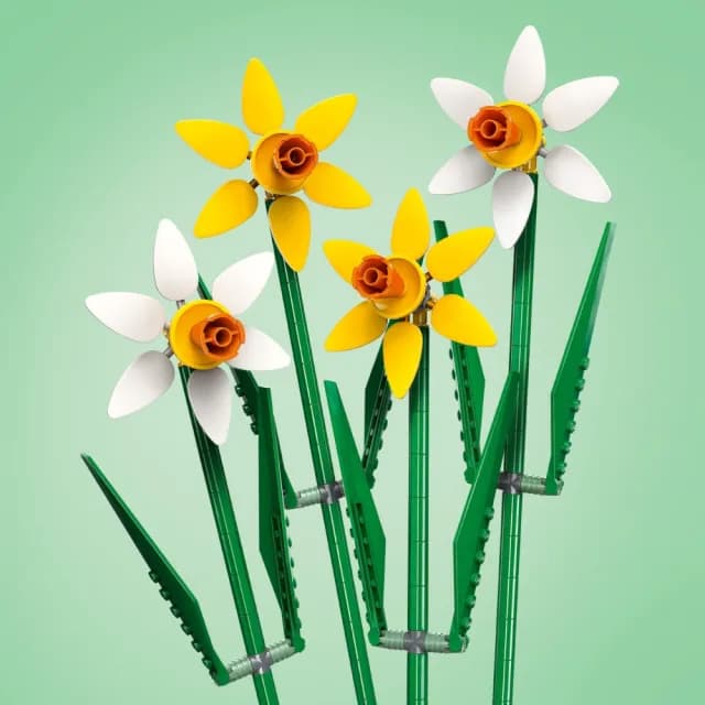 【LEGO 樂高】Botanicals 40747 水仙(居家擺設 花束禮物 母親節禮物 送禮推薦)