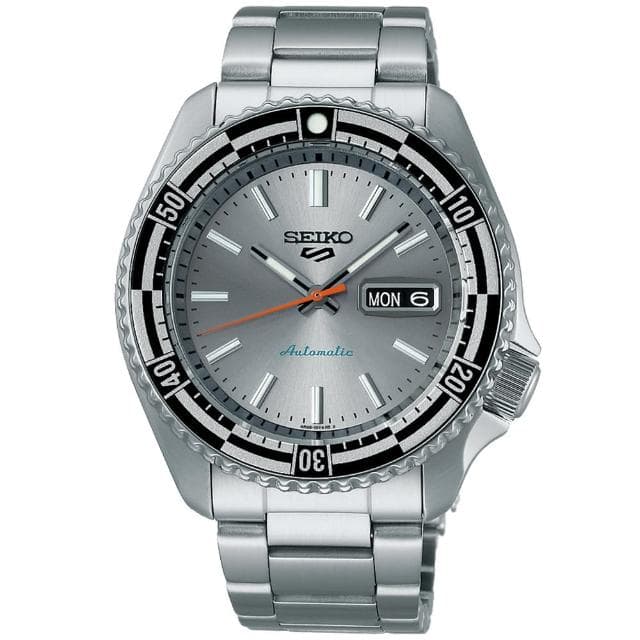 【SEIKO 精工】5 Sports 55週年 SKX現代詮釋版 機械腕錶 母親節 禮物 推薦(SRPK09K1/4R36-15E0N)
