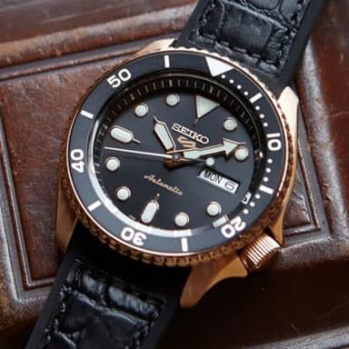 【SEIKO 精工】5 Sports系列 時尚潮流機械腕錶 畢業禮物 送禮 推薦(SRPD76K1/4R36-07G0J)