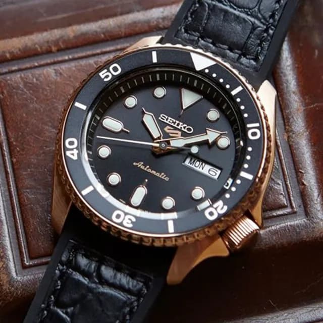 【SEIKO 精工】5 Sports系列 時尚潮流機械腕錶 畢業禮物 送禮 推薦(SRPD76K1/4R36-07G0J)