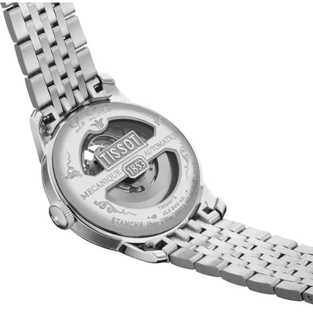 【TISSOT 天梭】Le Locle 80小時動力儲存 20周年機械錶 手錶 父親節禮物(T0064071103303)