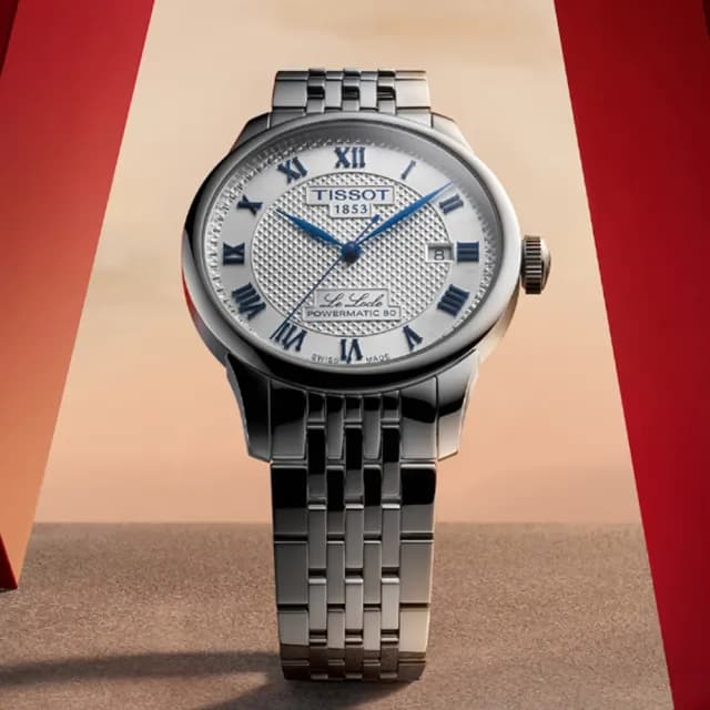 【TISSOT 天梭】Le Locle 80小時動力儲存 20周年機械錶 手錶 父親節禮物(T0064071103303)