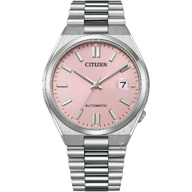 【CITIZEN 星辰】Mechanical PANTONE限定 時尚機械腕錶 男錶 手錶 畢業 禮物 推薦(NJ0158-89X/粉40mm)