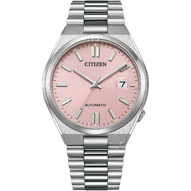 【CITIZEN 星辰】Mechanical PANTONE限定 時尚機械腕錶 男錶 手錶 畢業 禮物 推薦(NJ0158-89X/粉40mm)