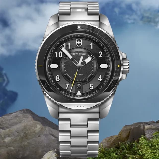 【VICTORINOX 瑞士維氏】JOURNEY 1884系列 都會時尚機械腕錶 七夕 情人節 送禮 推薦(VISA-241981)