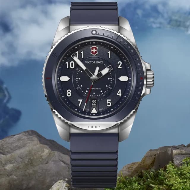 【VICTORINOX 瑞士維氏】JOURNEY 1884系列 戶外時尚石英腕錶 七夕 情人節 送禮 推薦(VISA-241975)