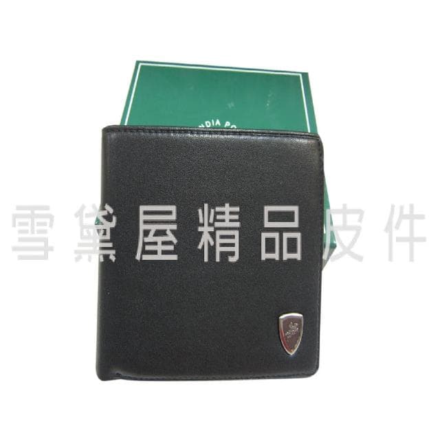 【SNOW.bagshop】母親節禮物 短夾專櫃男仕短夾100%進口軟牛皮加長尺寸固定型證夾附品牌禮盒