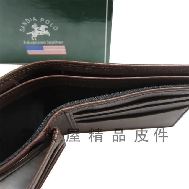 【SNOW.bagshop】情人節禮物 真皮包包  短夾專櫃男仕短夾100%進口軟牛皮標準尺寸固定型證件夾附品牌禮盒