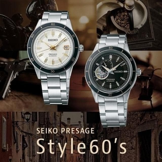【SEIKO 精工】Presage系列 Style60’s 復古風 機械腕錶 母親節 禮物 推薦(SRPG03J1/4R35-05A0S)