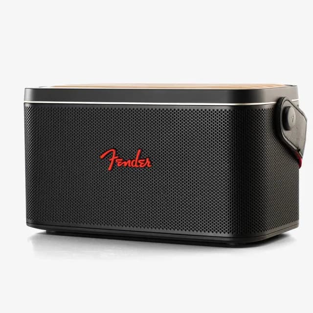 【Fender】RIFF 60W IP54防水攜帶藍芽音響喇叭 台灣原廠保固 楓木觸控(RIFF IP54防塵防潑水 多顆串聯)