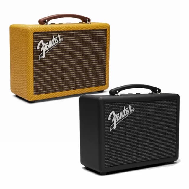 【Fender】INDIO 2 四單體60W 藍牙音響喇叭 速充/AAC/SBC/多台串連(黃色斜紋 Indio2 台灣原廠保固)