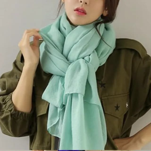 【Amirr 艾米爾】現貨 棉麻圍巾※(休閒/售完不補)