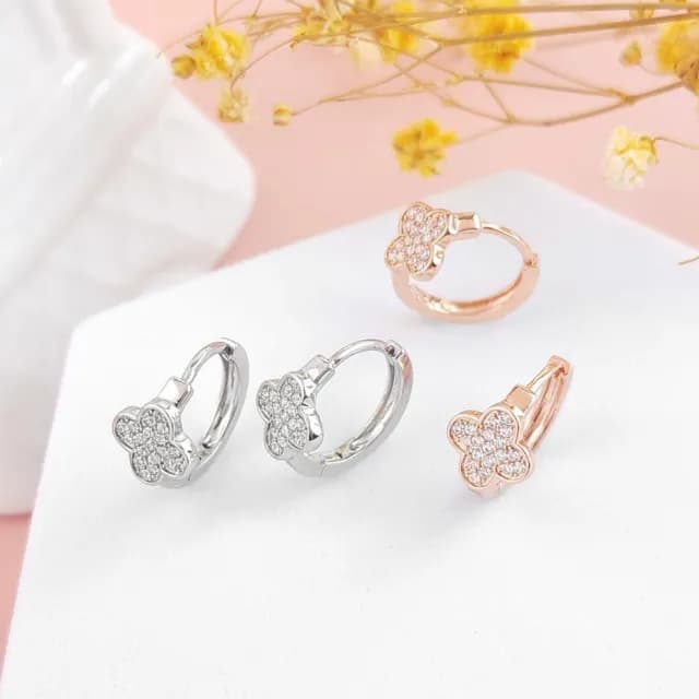 【GIUMKA】小花耳環．易扣式｜春意盎然(情人節禮物)