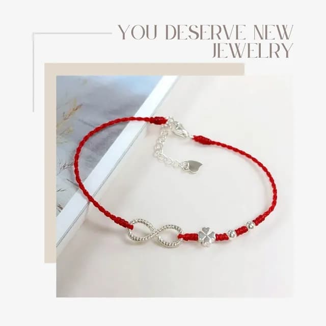 【GIUMKA】紅線蠟繩手鍊．幸運草｜好運無限(新年禮物)