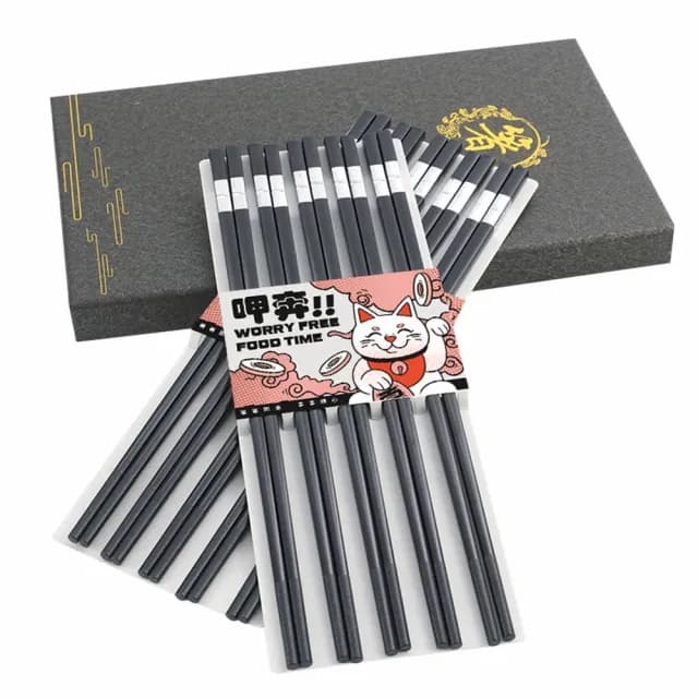 【工具網】長筷子 尖頭筷 家用筷子 塑膠筷子 180-CPMBS275-10 新居落成禮物(過年禮盒 喜慶筷組 賀禮 公筷)