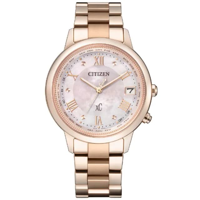 【CITIZEN 星辰】Hebe田馥甄配戴款 廣告款 電波 光動能腕錶 禮物 送禮 推薦(CB1137-65W)
