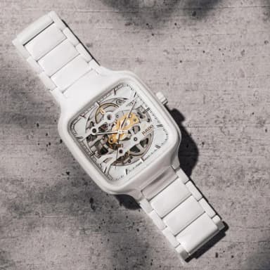 【Rado 雷達表】True真系列方形真讚開芯自動機械腕錶送禮推薦(R27126012)