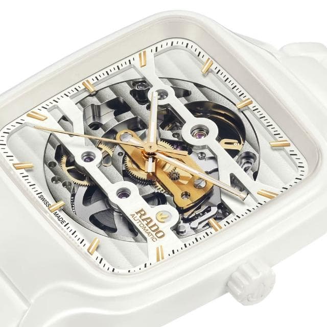 【Rado 雷達表】True真系列方形真讚開芯自動機械腕錶送禮推薦(R27126012)