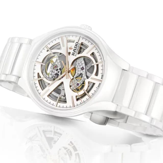 【Rado 雷達表】True 真系列開芯鏤空機械腕錶送禮推薦(R27106922/40mm)