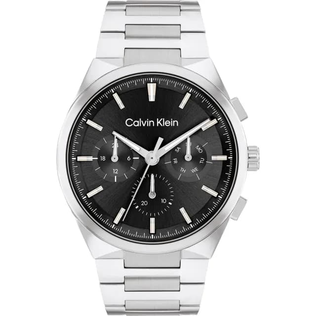 【Calvin Klein 凱文克萊】CK Distinguish 日曆手錶-44mm 520送禮 禮物(25200459)