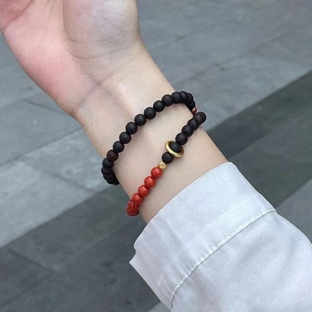 【LEEHER】女生/圓珠手鍊/佛珠手鍊/南紅瑪瑙/疊戴手鍊/沉香手鍊/女手串/百搭手鍊/民族風飾品/送女生/禮物
