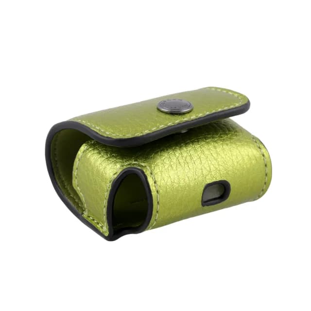 【COACH】荔枝皮革及小牛皮 Airpods Pro 無線耳機套(水晶黃)