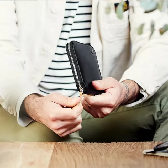 【Bellroy】Zip 拉鍊皮夾 短夾 零錢包 卡片收納包 RFID防盜 禮物 送禮 推薦(深紫色)