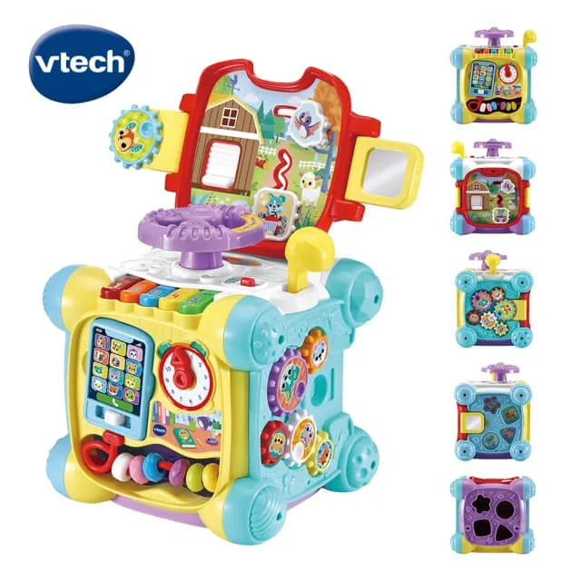 【Vtech】6合1方向盤探索學習寶盒(多功能禮物玩具最推薦)