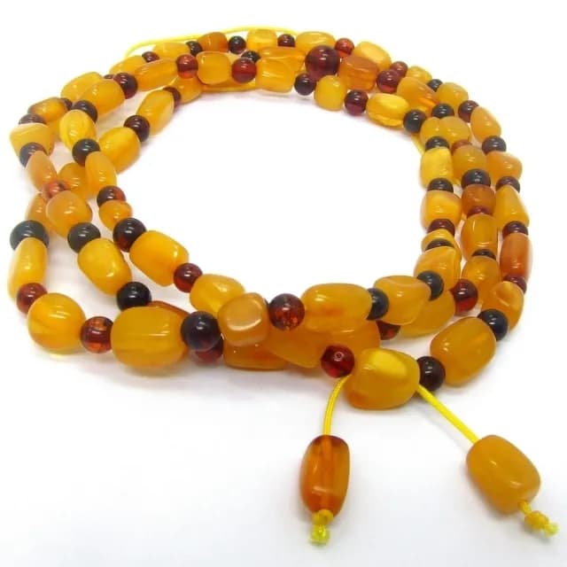 【小樂珠寶】高檔老紅蜜蠟血琥珀項鍊U60(送長輩教師節禮物)