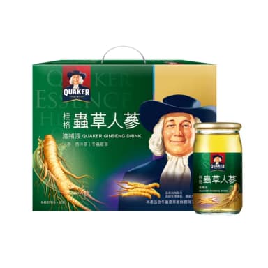 【桂格】冬蟲夏草養氣人蔘滋補液禮盒60ml×30入×1盒(共30入 禮盒/送禮推薦)