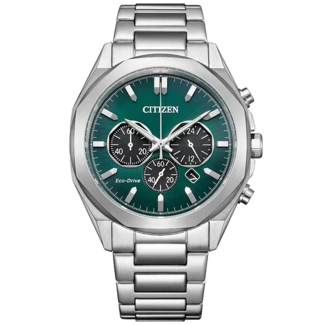 【CITIZEN 星辰】Chronograph系列 時尚光動能計時腕錶 七夕 情人節 送禮 推薦(CA4590-81X)
