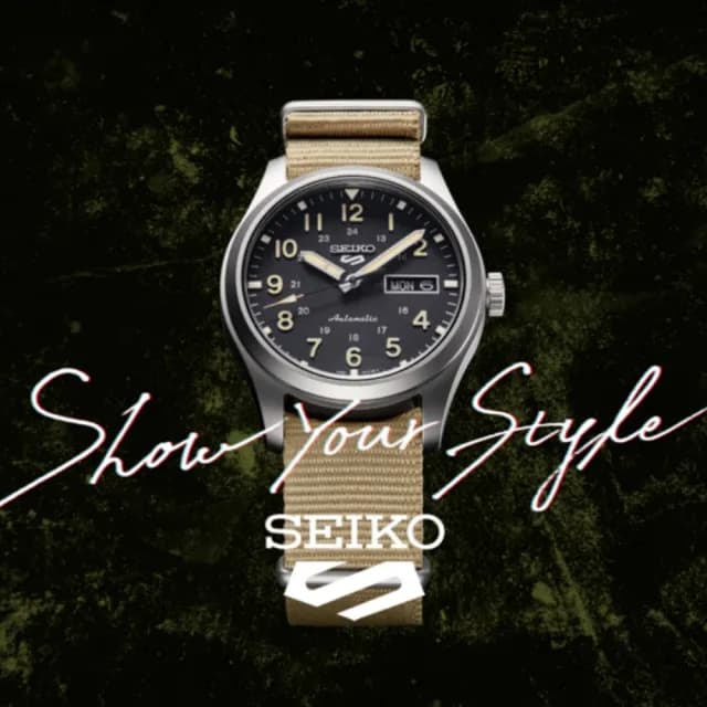 【SEIKO 精工】5 Sports系列 Lineup 復古軍風 機械腕錶 七夕 情人節 禮物 送禮 推薦(SRPG35K1/4R36-10A0U)