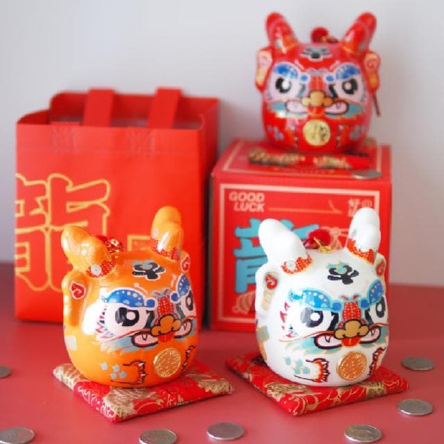 【Royal Duke】錢龍吉祥發財撲滿-小(開店送禮 開運小物 交換禮物 存錢筒)