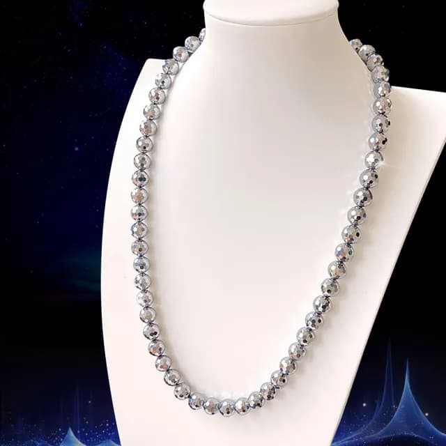 【天相】太赫茲128切面項鍊10m60cm(好運/禮盒/生日禮物/宇宙能量/送禮/個性/飾品/特降)