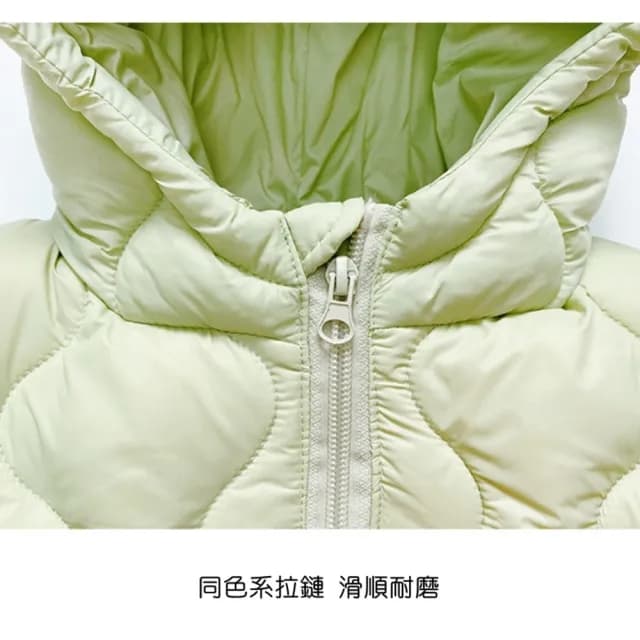 【橘魔法】波浪壓紋 恐龍立體背鰭羽絨外套(羽絨 長袖 連帽 長袖 男童 恐龍 拉鍊 外套 童裝 兒童 保暖)