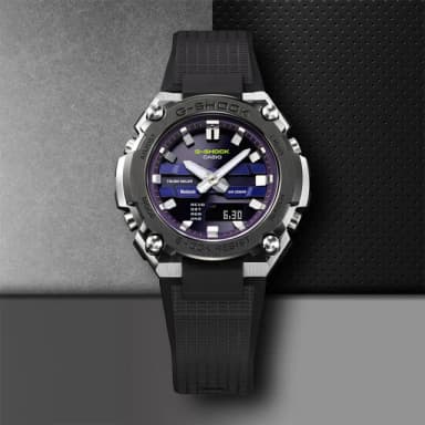 【CASIO 卡西歐】G-SHOCK 纖薄太陽能藍芽手錶 送禮 禮物 推薦(GST-B600A-1A6)