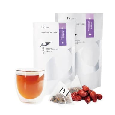 【發現茶】棗尋國寶茶4gx15入x2袋 茶包(無咖啡因 天天適飲不刺激)