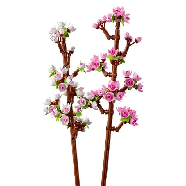 【LEGO 樂高】Botanicals 40725 櫻花(居家擺設 花束禮物 手工藝 母親節禮物)